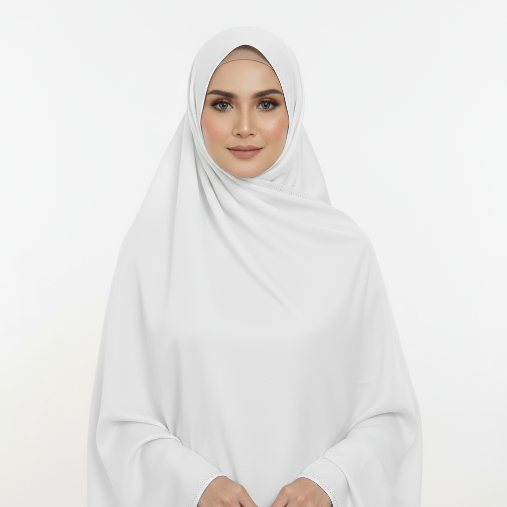 White  Georgette Chiffon