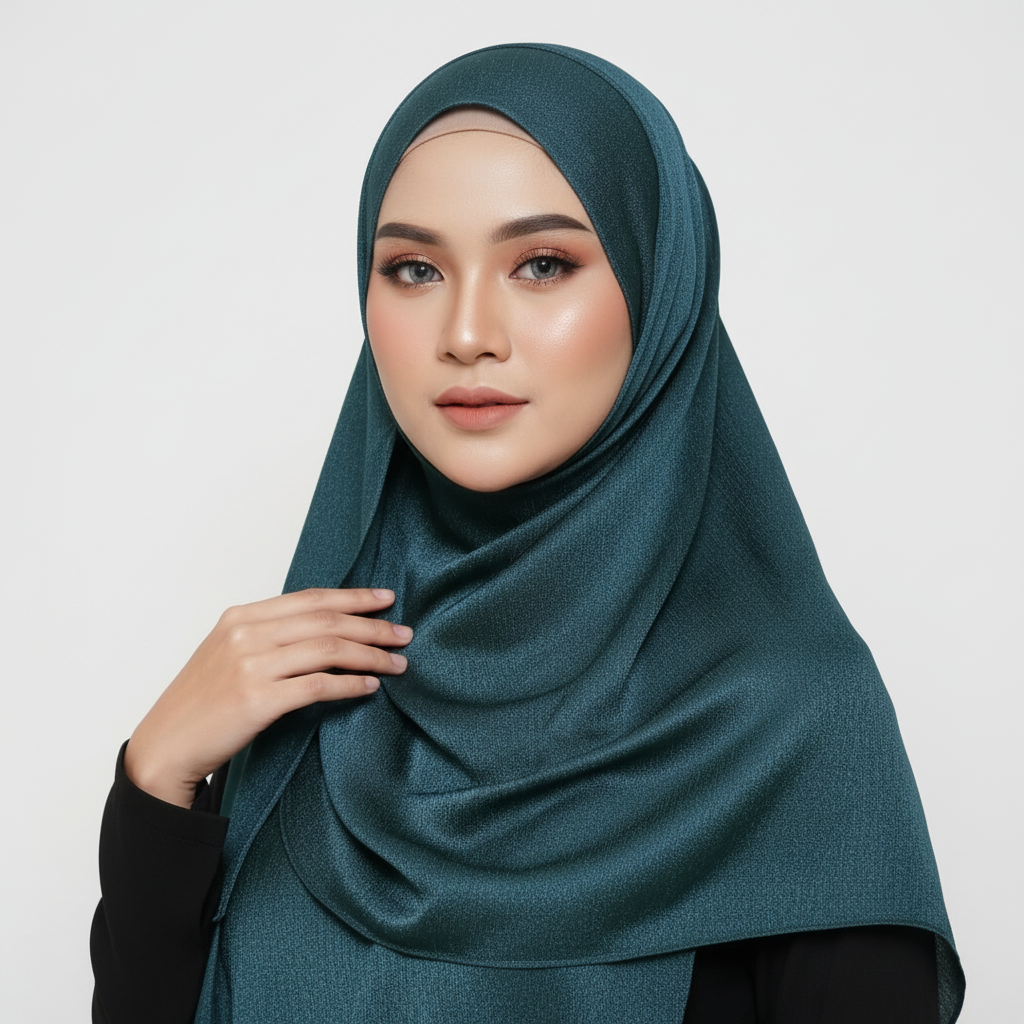 Geogeon bay Blue Sheen Hijab