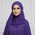 Indigo Metalic Chiffon