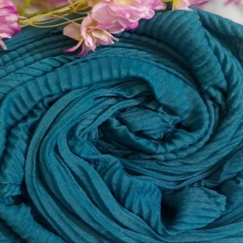 Pine green Cotton Platted