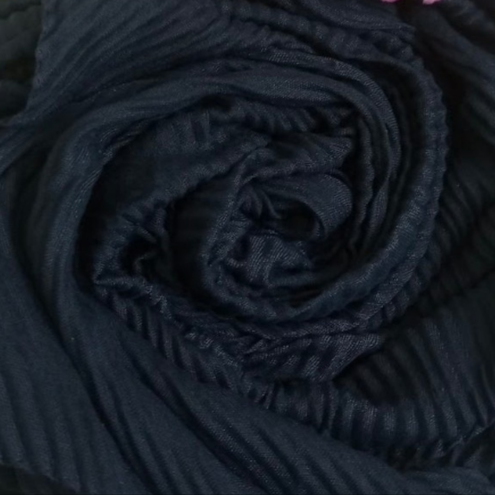 Mid Night Blue Cotton Platted