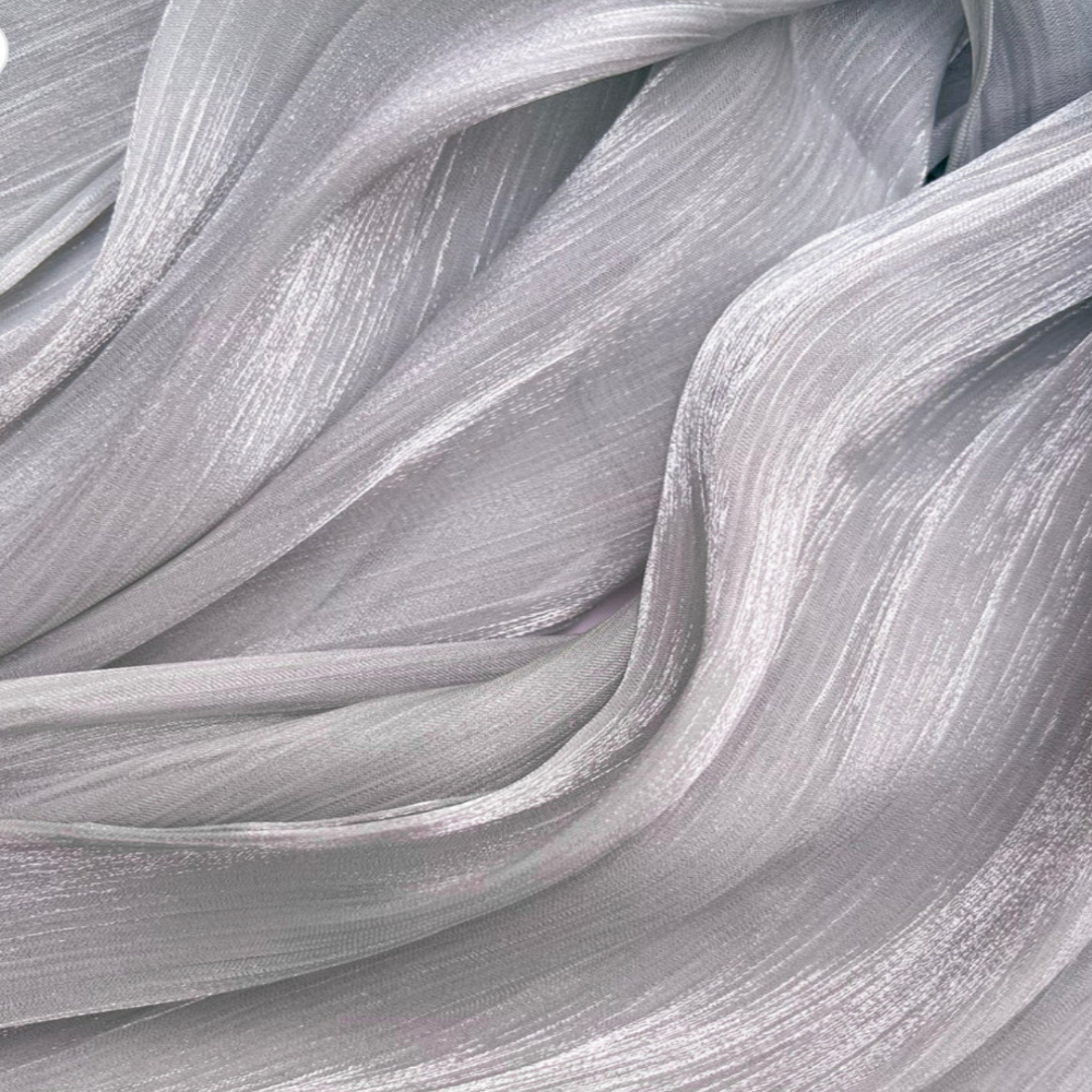 Silver Luxe Chiffon