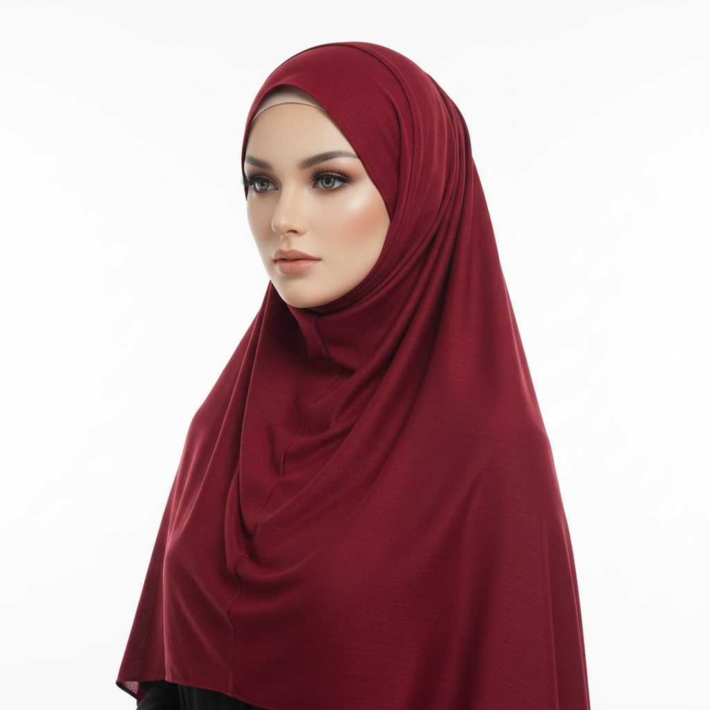 Vintage Maroon  Turkish Lawn XL
