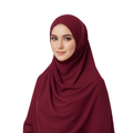 Maroon Georgette Chiffon