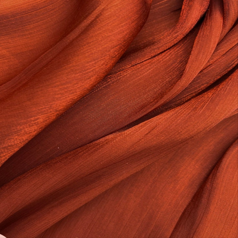 Rust Luxe Chiffon