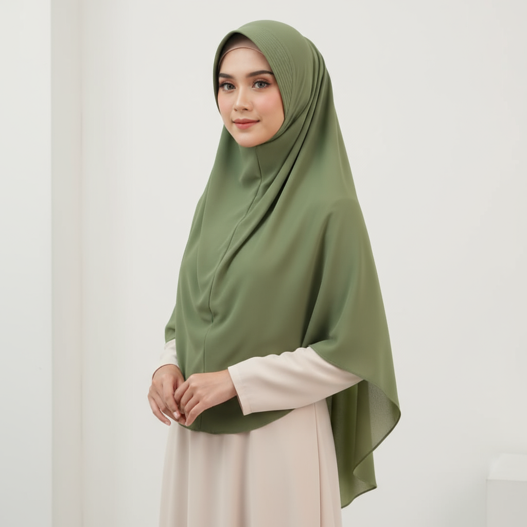 Sage Green Georgette Chiffon