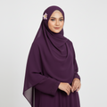 Silk Cut Purple Georgette Chiffon