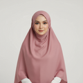 Salmon Pink Sheen Hijab