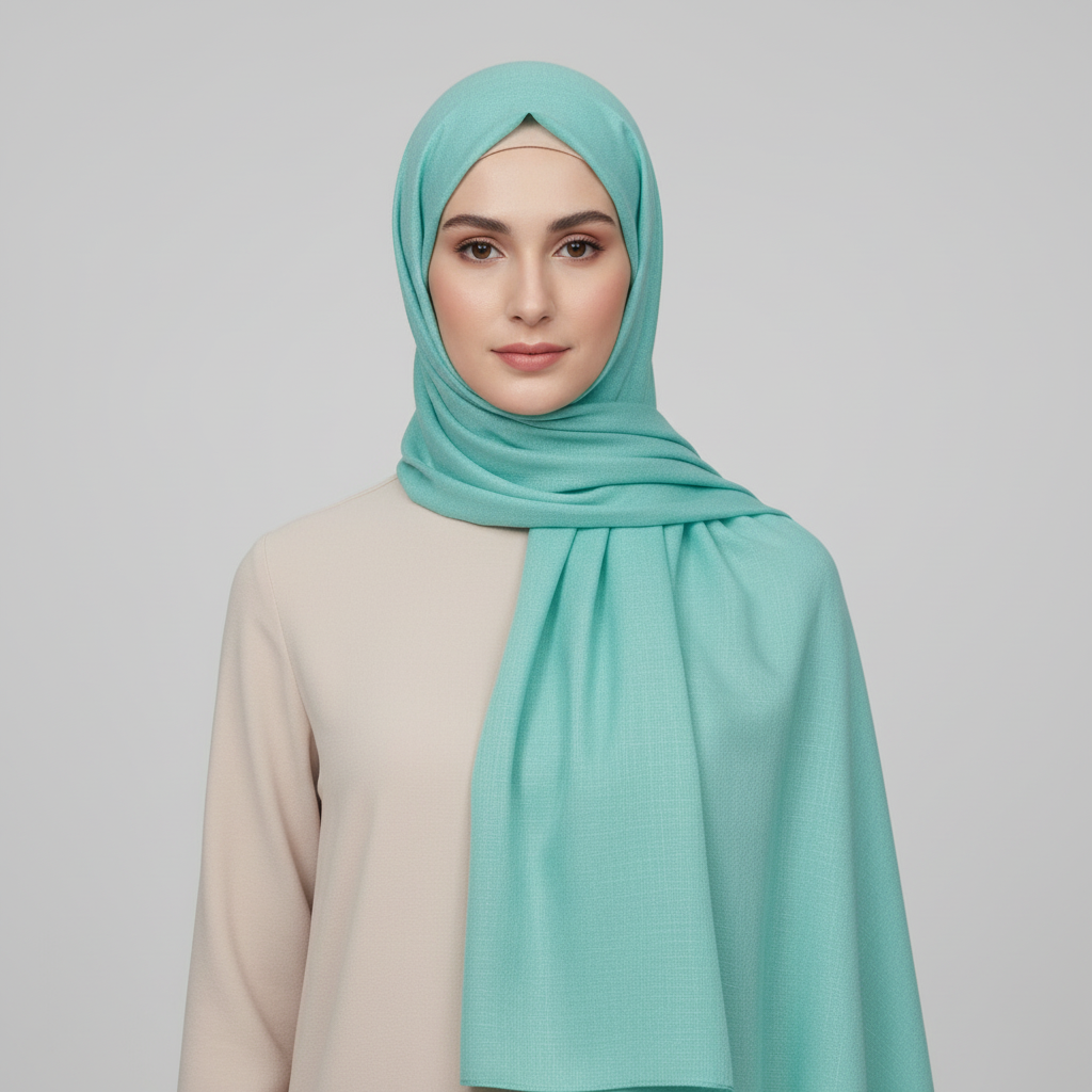 Turquoise Green Turkish Lawn XL