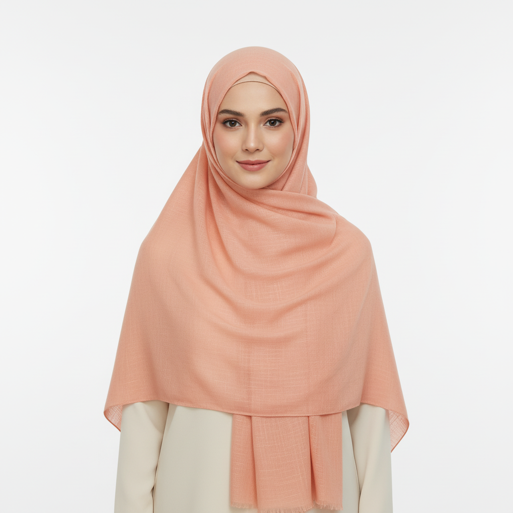 Salmon Pink Turkish Lawn XL