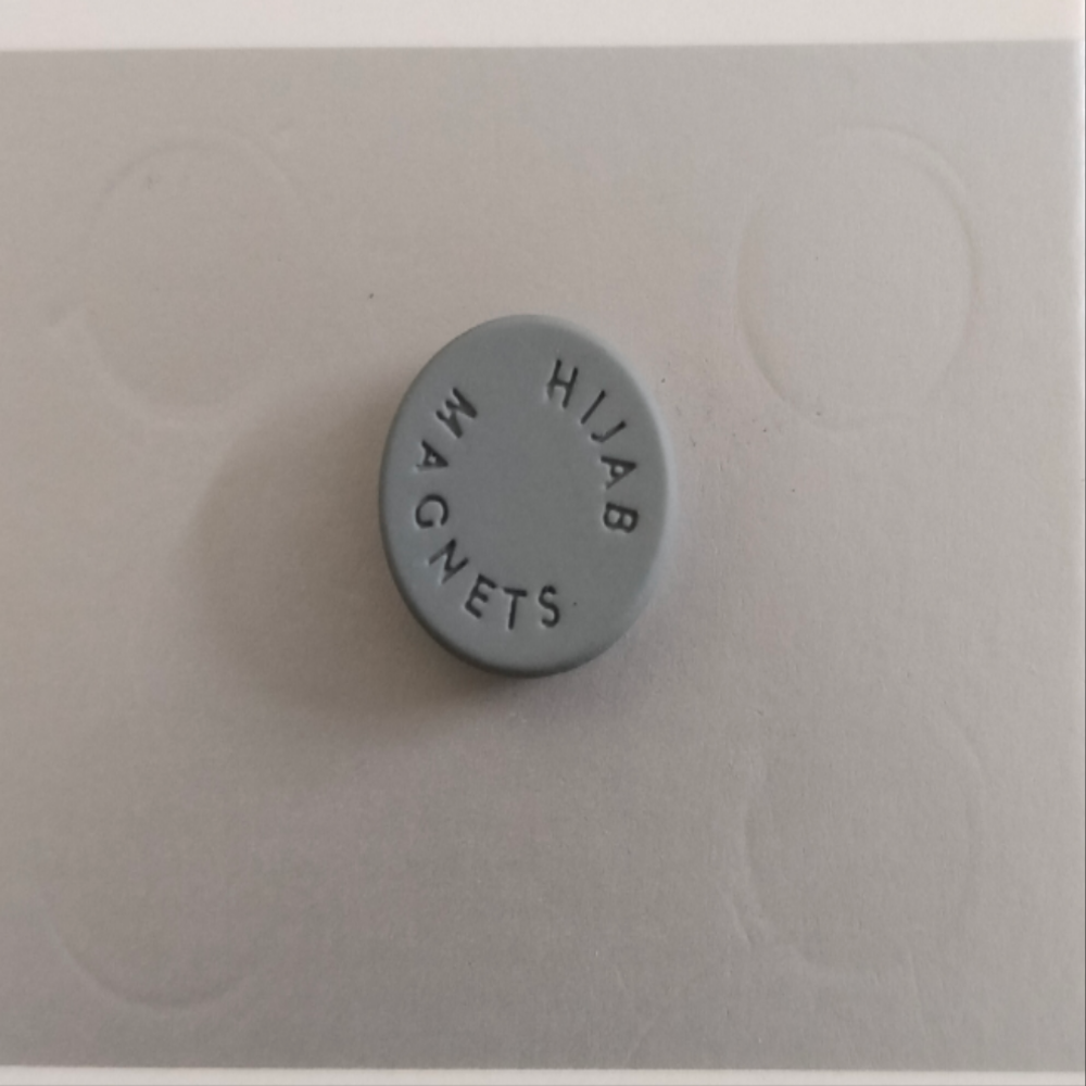 Grey Coin Magnet each pair