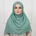 Sage Tassels Lawn Hijab