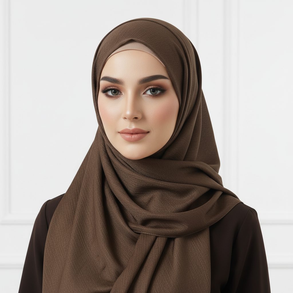 Van Dyke Brown Sheen Hijab