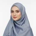 Steel Gray Sheen Hijab