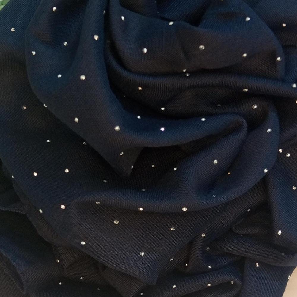 Mid Night Blue Silver Stone