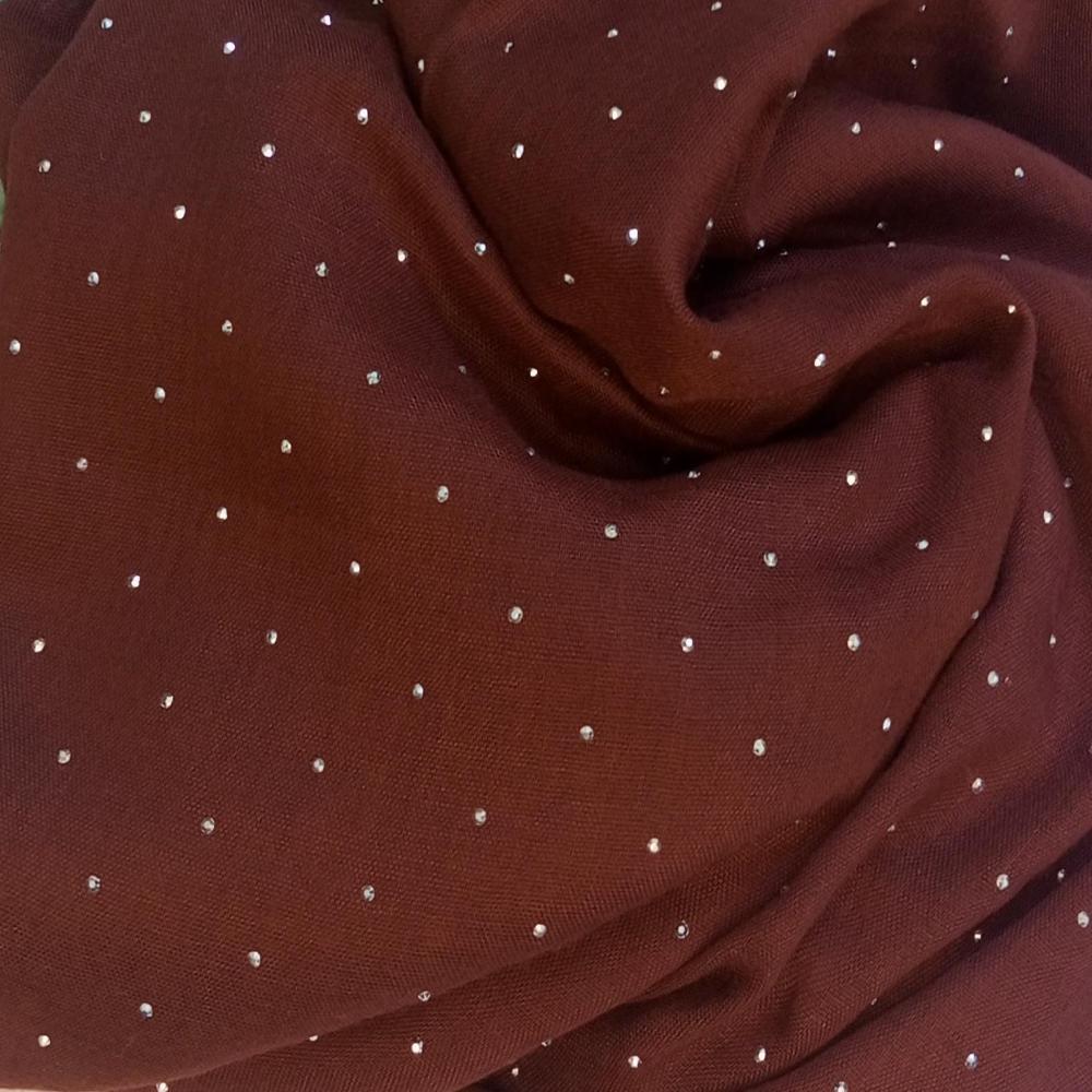Maroon Silver Stone