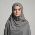 Misty Grey Viscose Jersey