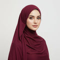 Ruby Red Viscose Jersey