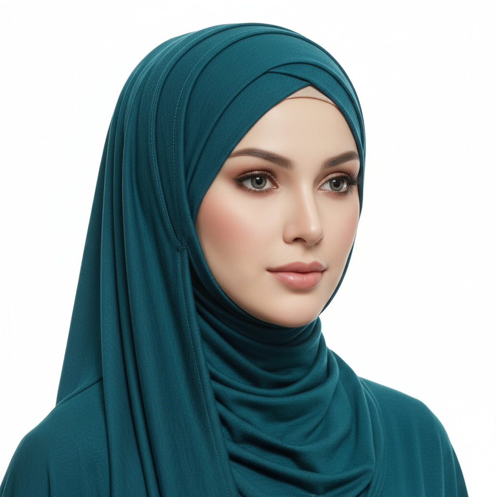 Teal Green Viscose Jersey