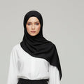 Black Modal Satin