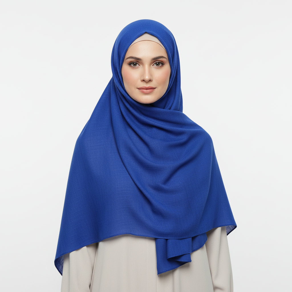 Ink Blue Turkish Lawn XL