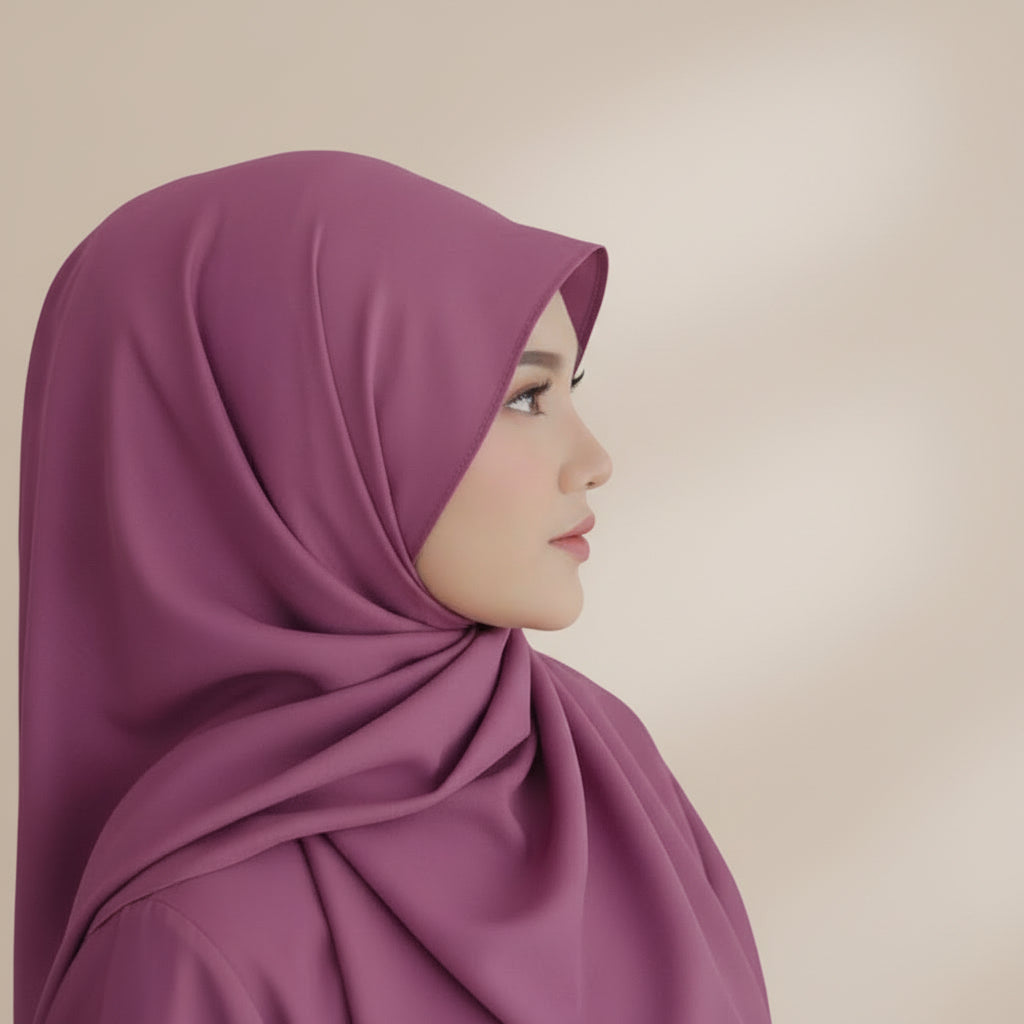 Mauve Modal Satin