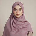 Tea Pink Metalic Chiffon