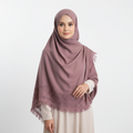 Dusty Tea Pink Lace Hijab