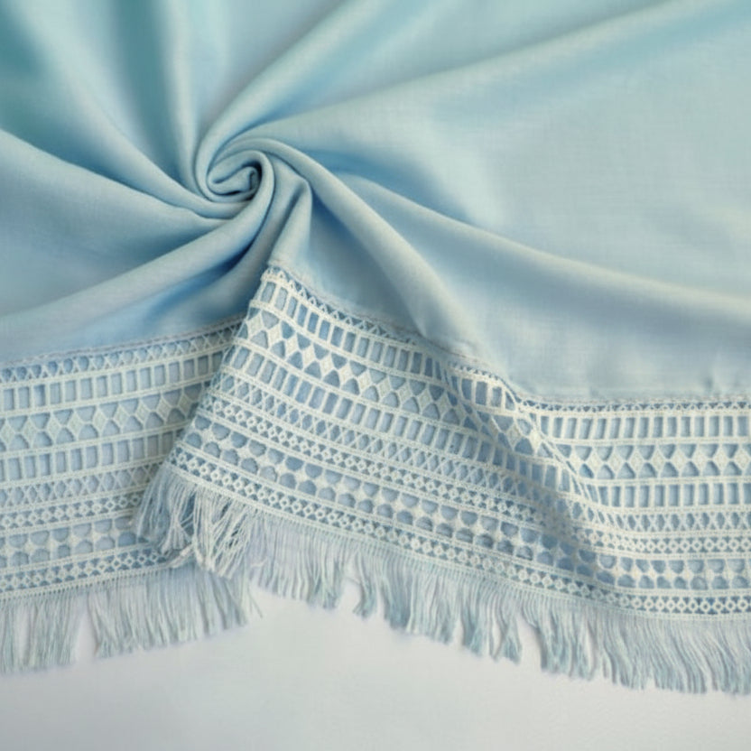 Sky Blue Lace Hijab