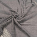 Grey Crimps Hijab