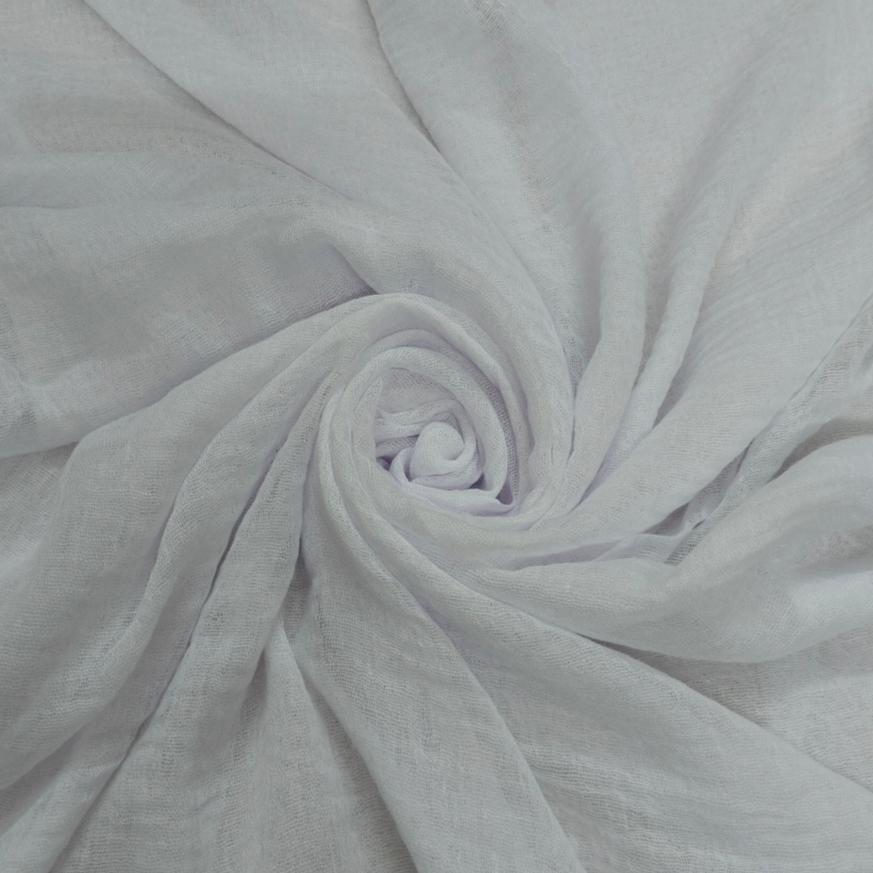 Crimps Hijab - White