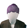 Purple Fancy Net Cap