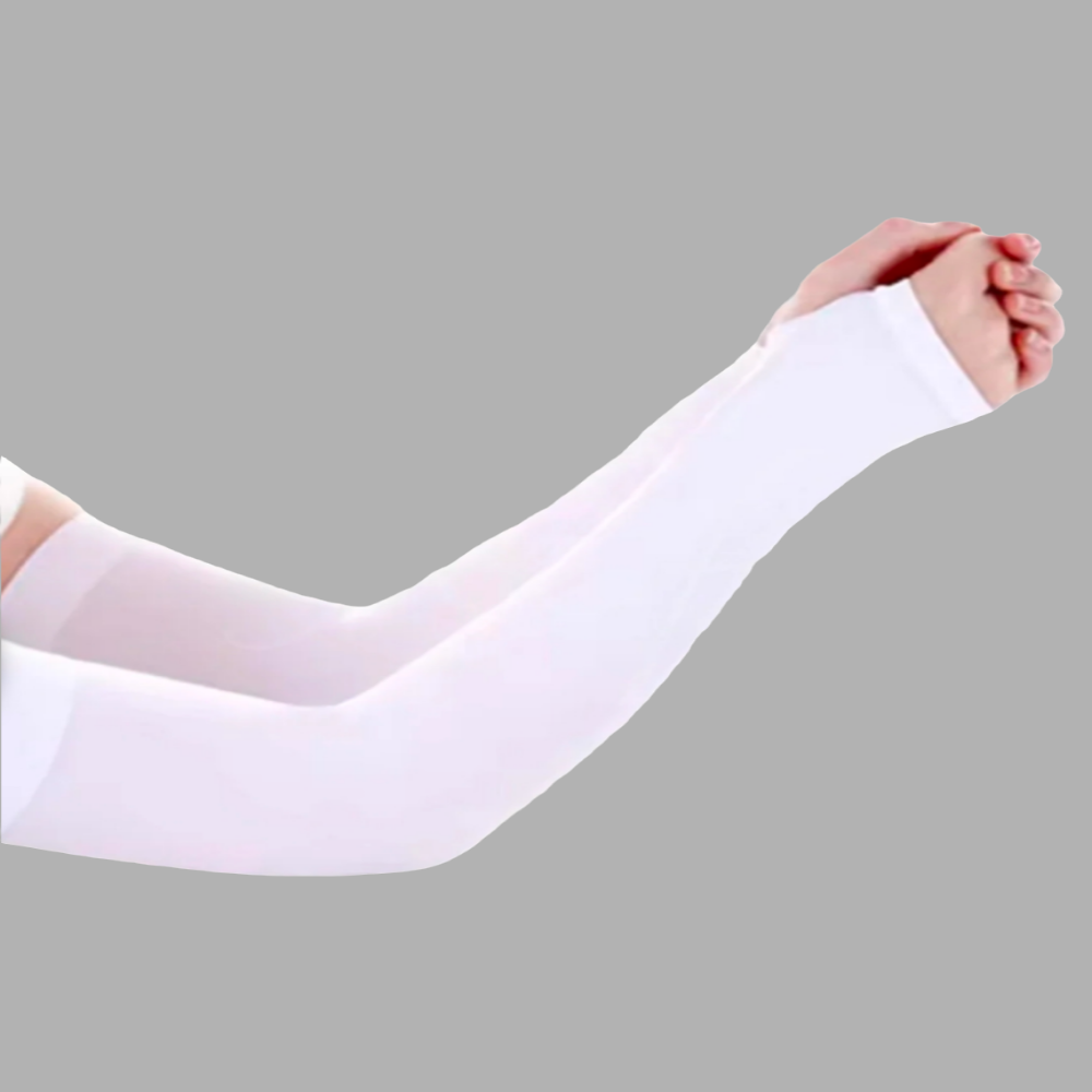 White Arm Sleeves(15 inches )