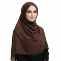 Brown Turkish Sitara Lawn