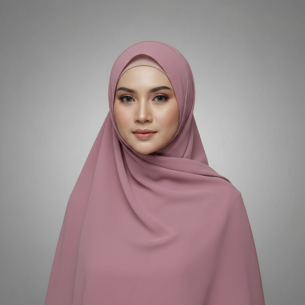 Ballerina Pink Georgette Chiffon