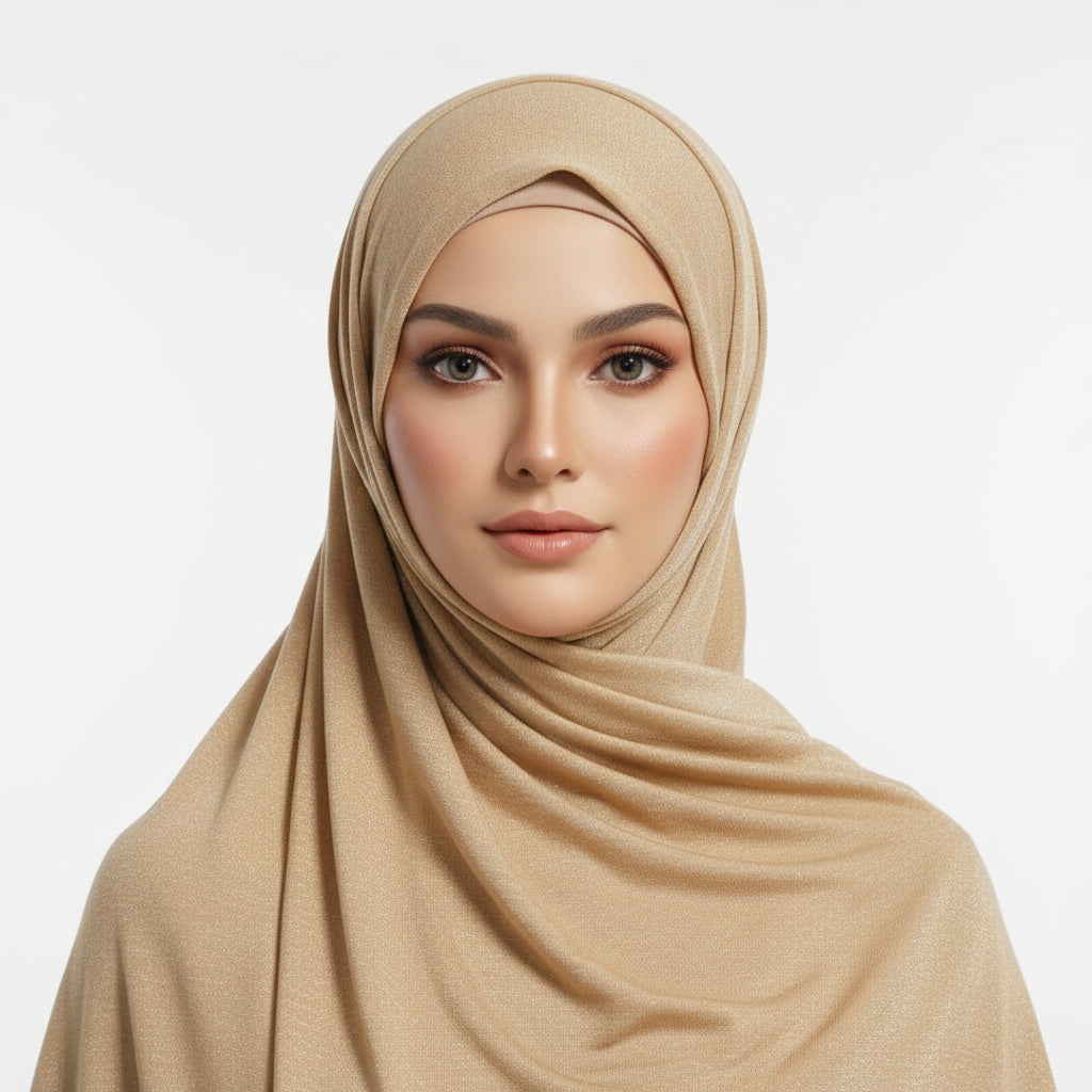 Beige Viscose Jersey