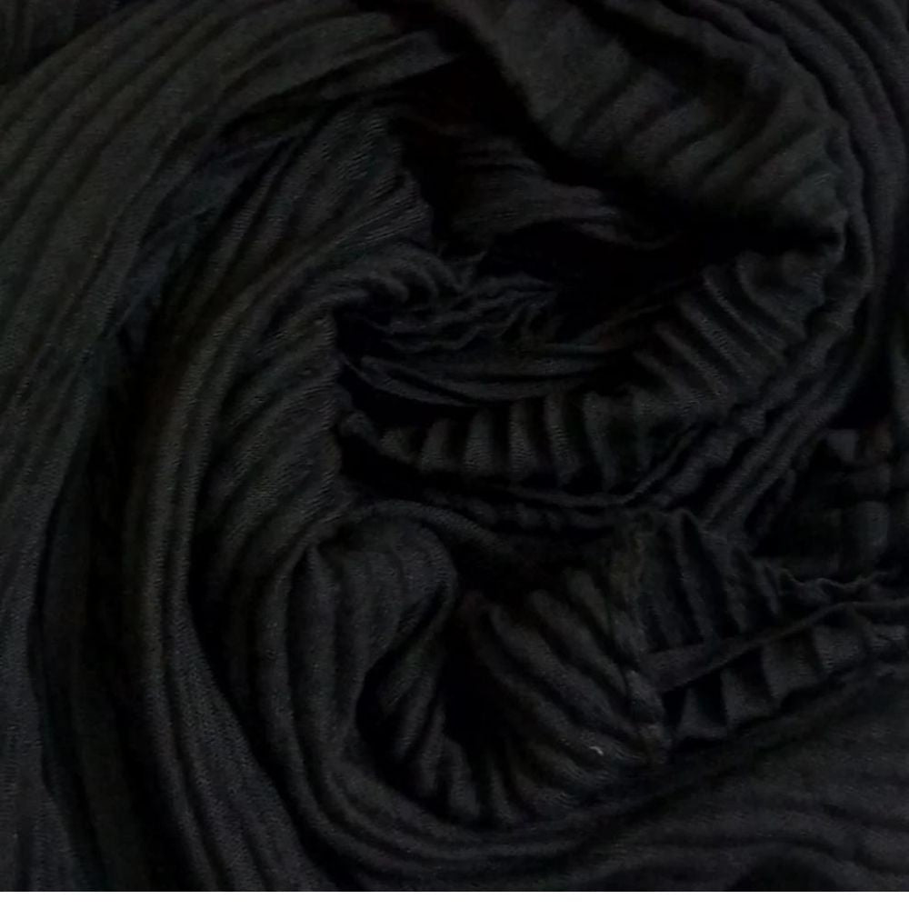 Black Cotton Platted