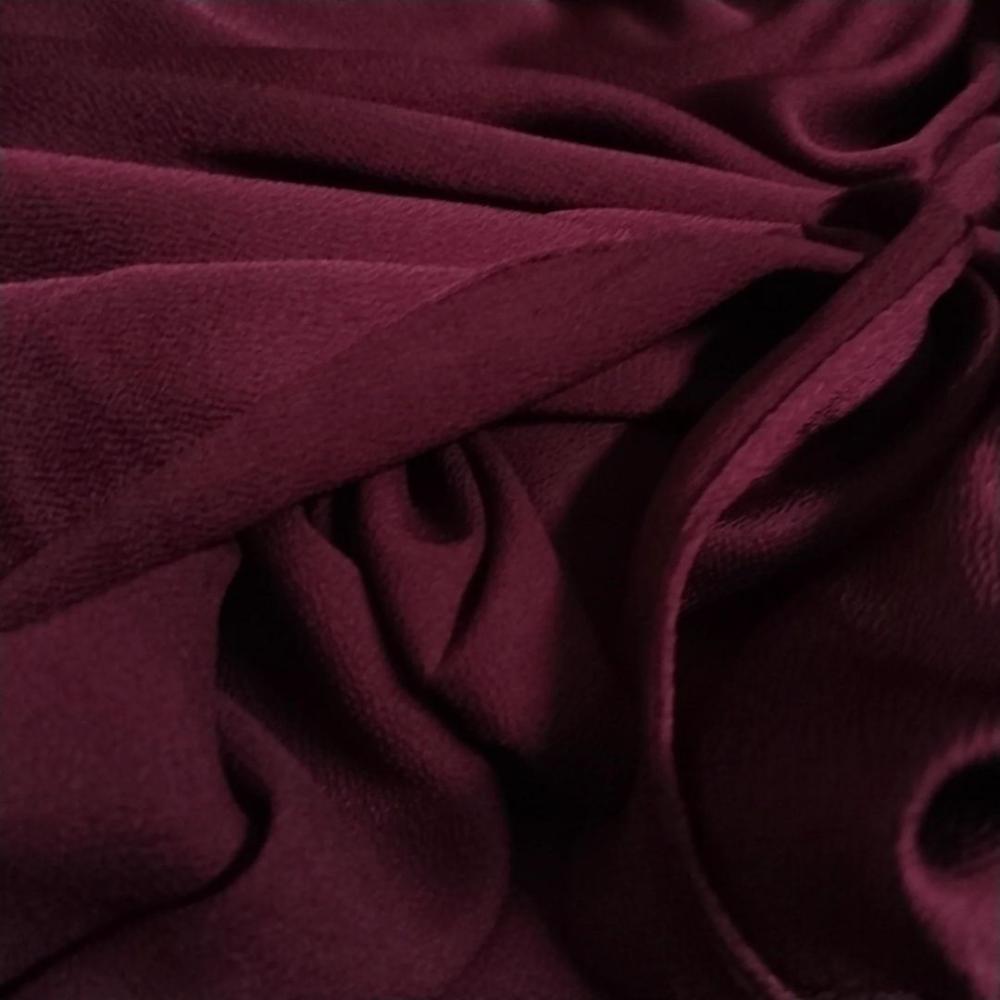 Cherry  Red  Modal Satin