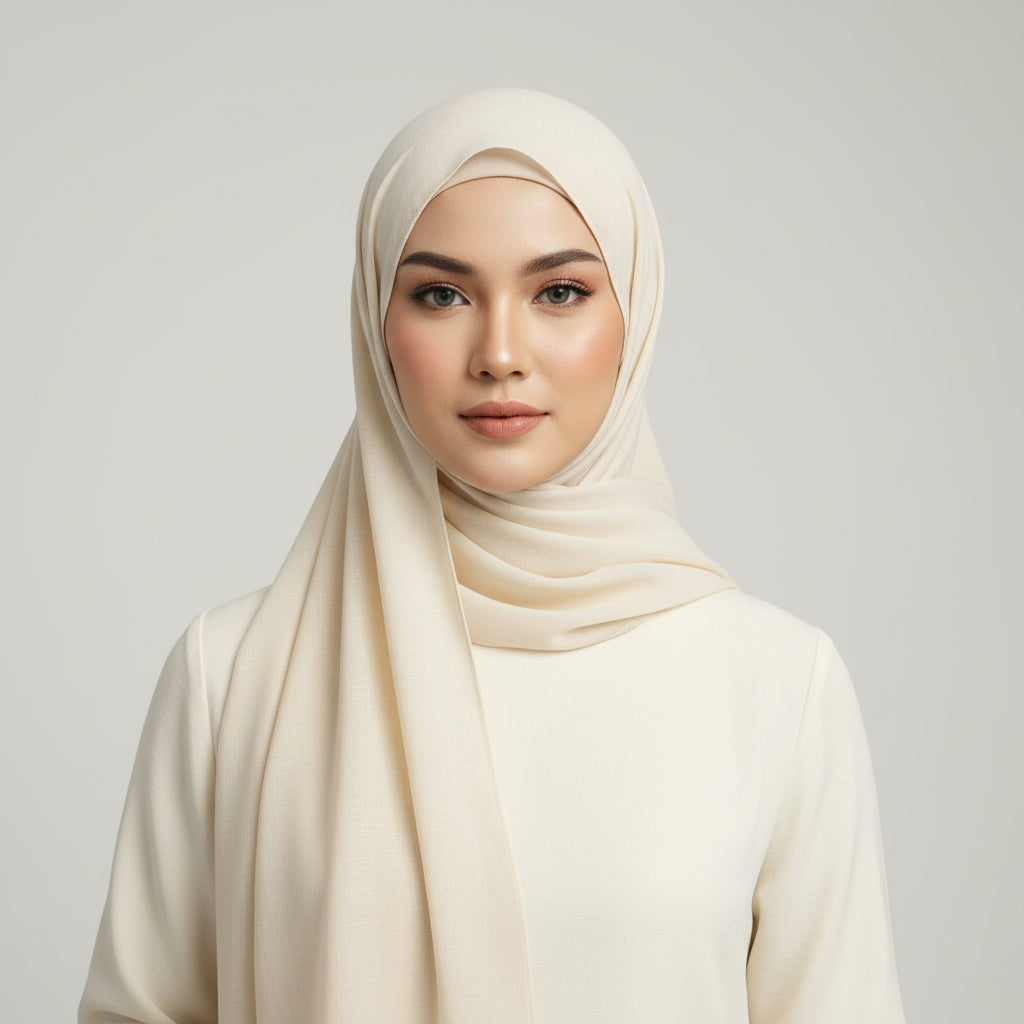 Cream  Turkish Lawn XL