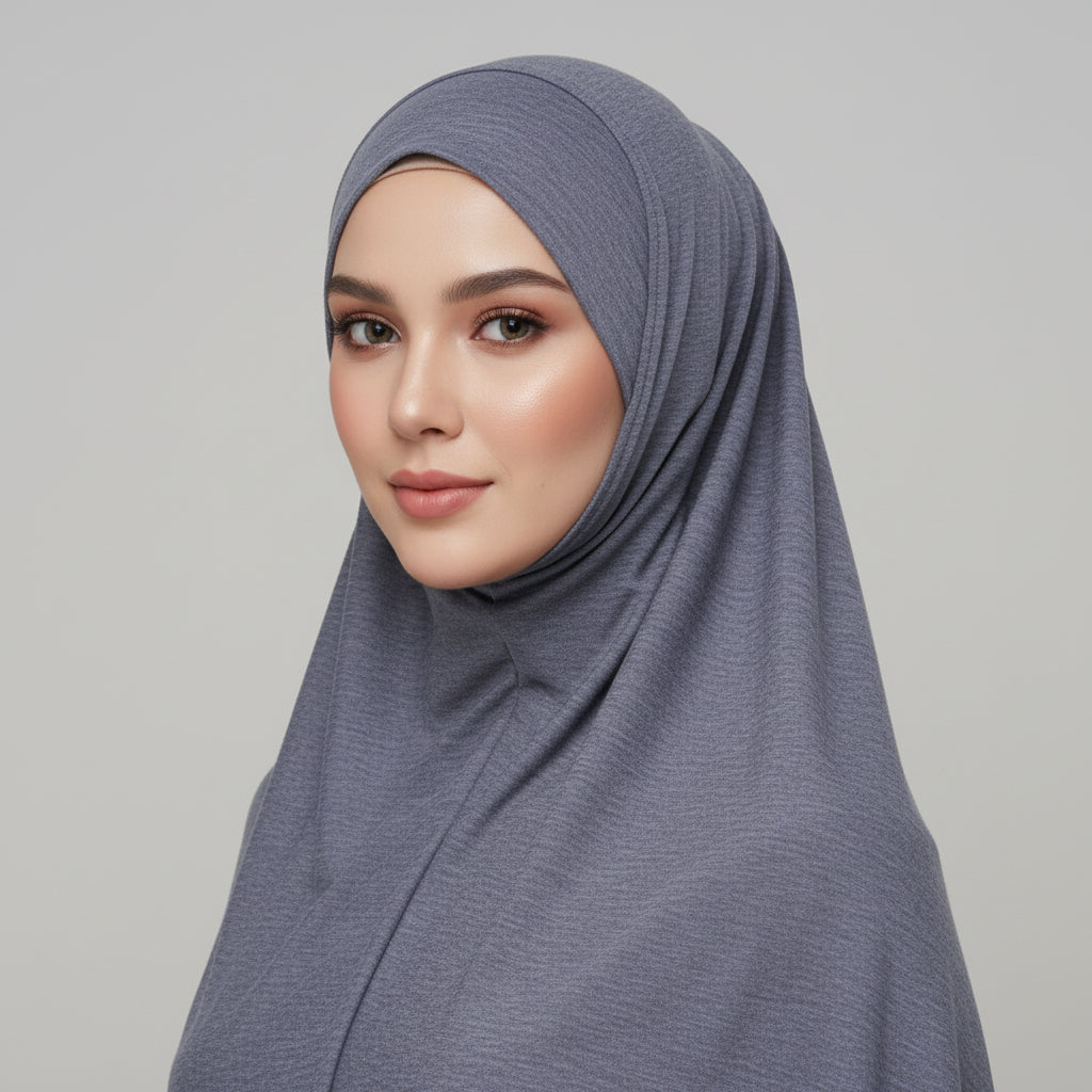 Denium Grey Viscose Jersey