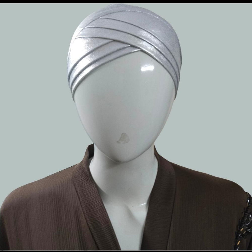 Silver Shimmer Veil Cap