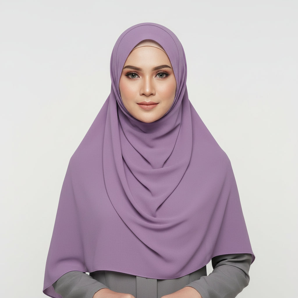 Lavender Georgette Chiffon