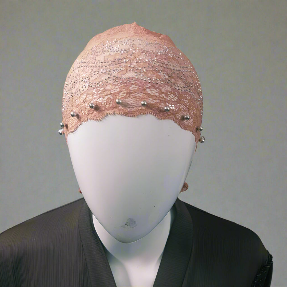 Orange Fancy Net Cap