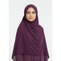 Plum Georgette Chiffon