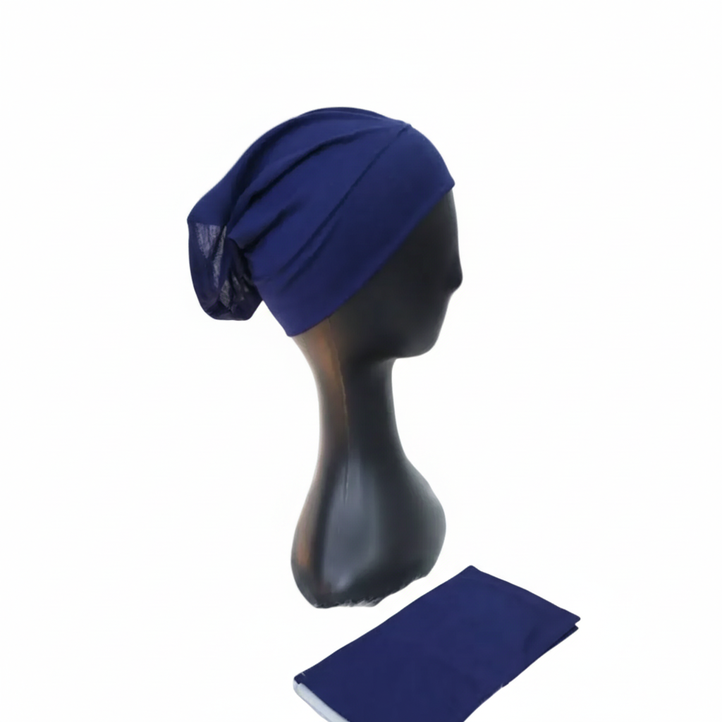Navy Blue Tube Caps