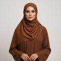 Copper Metalic Chiffon