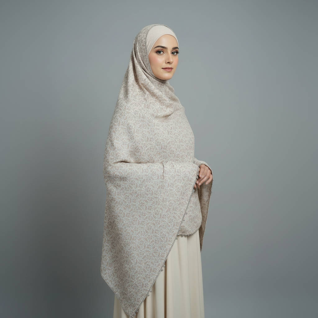 Long Chaddar Peach (Rectangle)