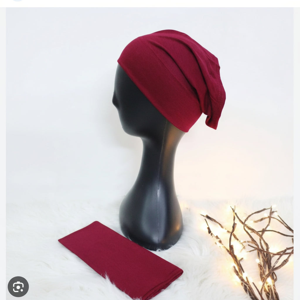 Maroon Tube Caps