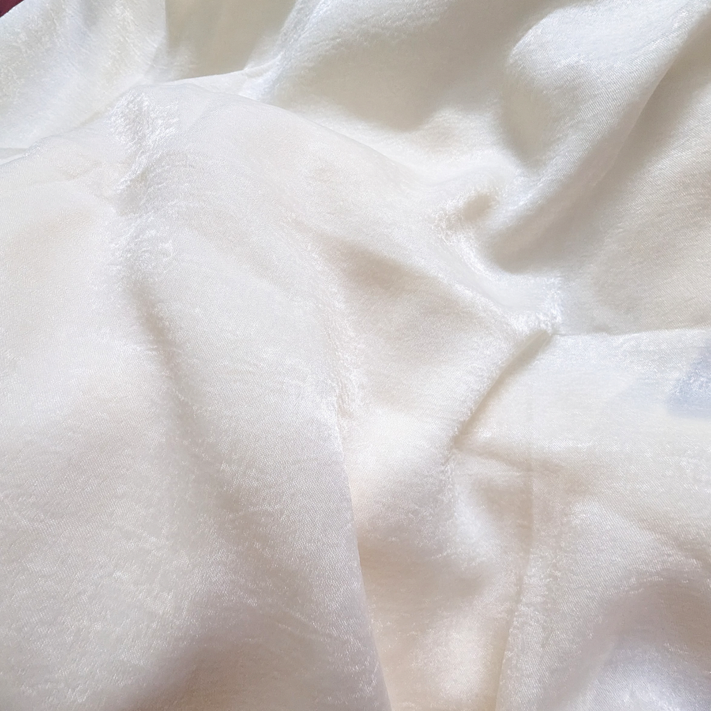 Cream  Velvet Silk Hijab