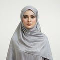 Silver Modal Self Satin Silk